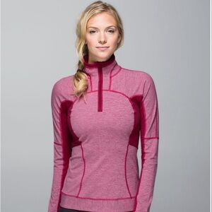 Lululemon Run For Gold 1//2 zip, size 12